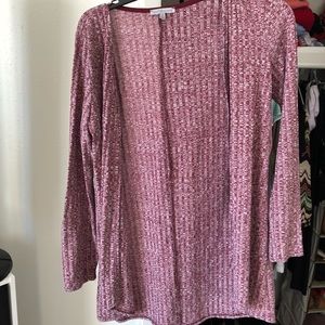 Maroon cardigan